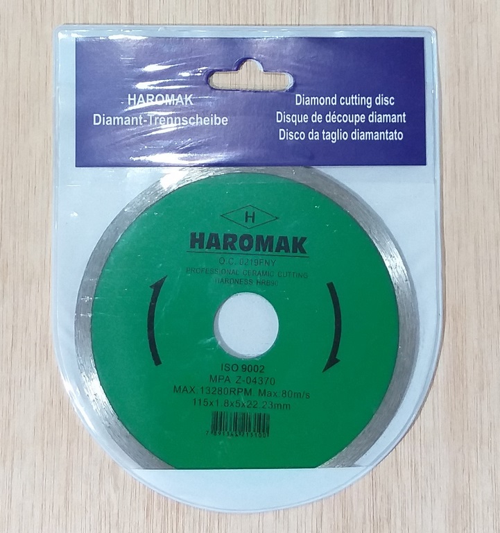 DISCO DIAMANTE 4 1/2 HAROMAK CONTIN.VERDE