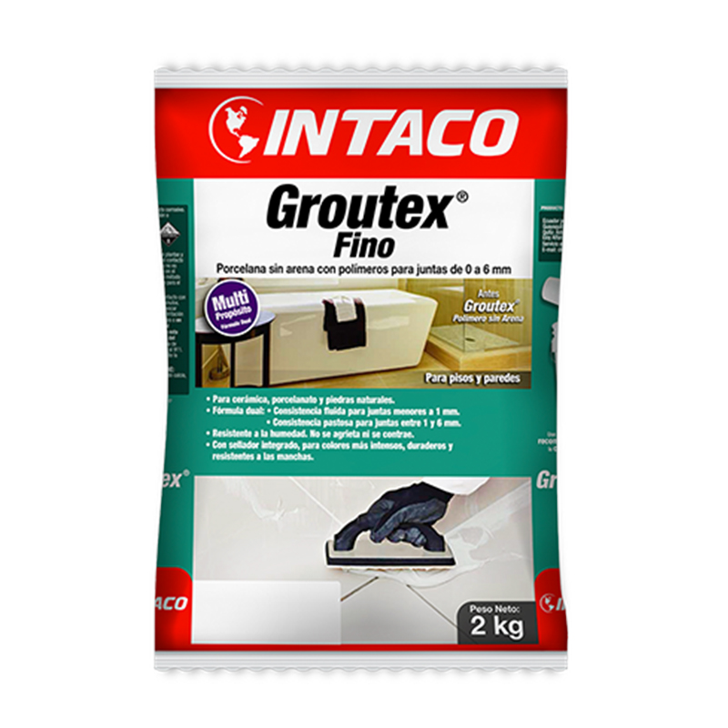 PORCELANA INT.BLANCO GROUTEX S/A 2KG