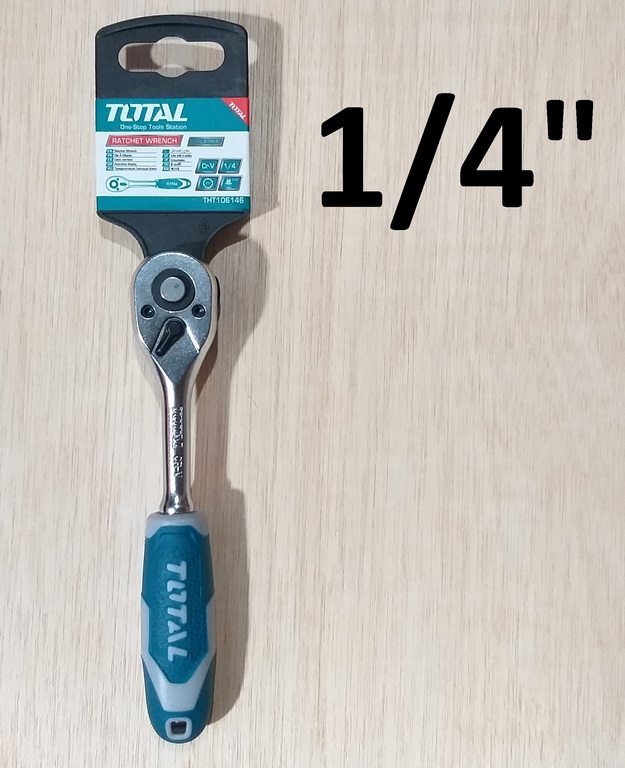 RATCHET INDUSTRIAL TOTAL 1/4´´ 45 DIENTES THT106146