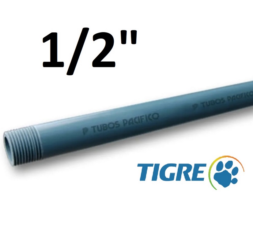 TUBO ROSC. 0.50 1/2´´ TIGRE X 6M (420 PSI)