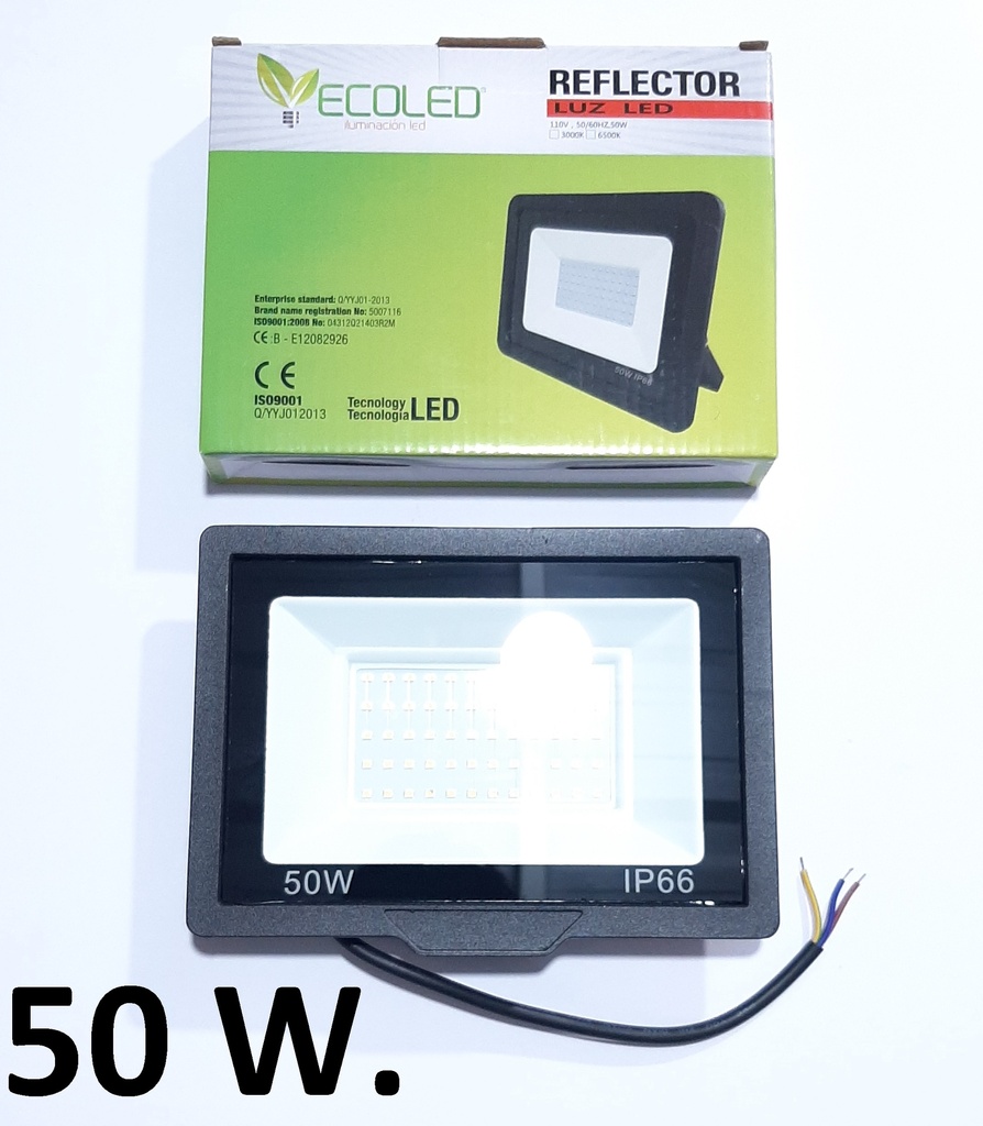 REFLECTOR ECOLED 50W 6500K 110V