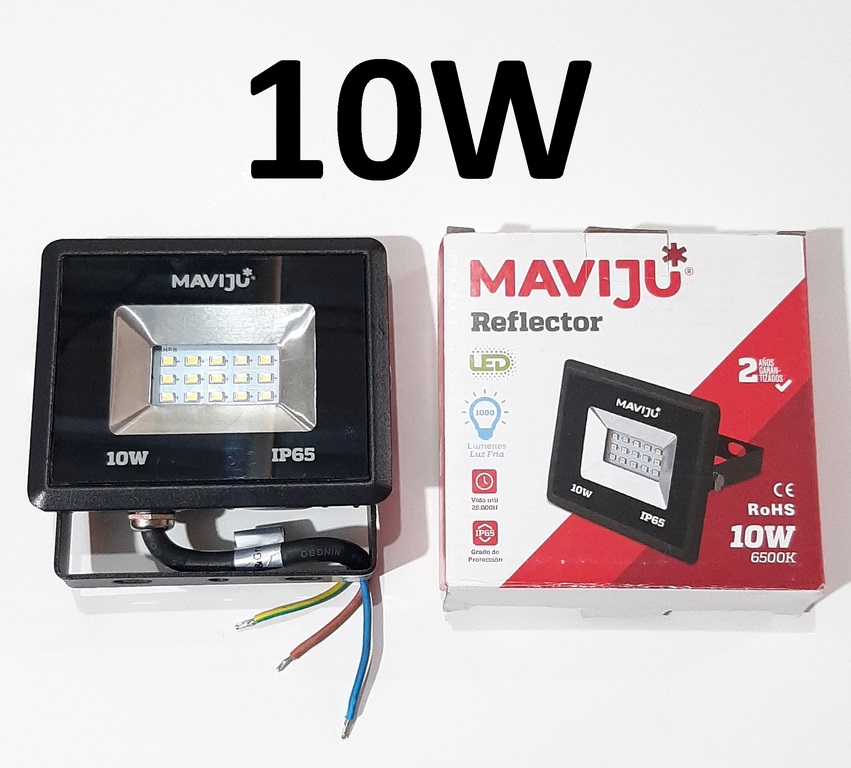 REFLECTOR LED 10W MAVIJU 6500K IP65 10000LM