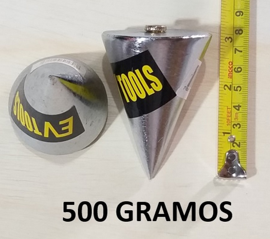 PLOMADA T/TROMPO 500 GRS EVTOOLS