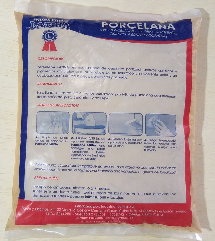 PORCELANA LATINA CARAMELO 2KG