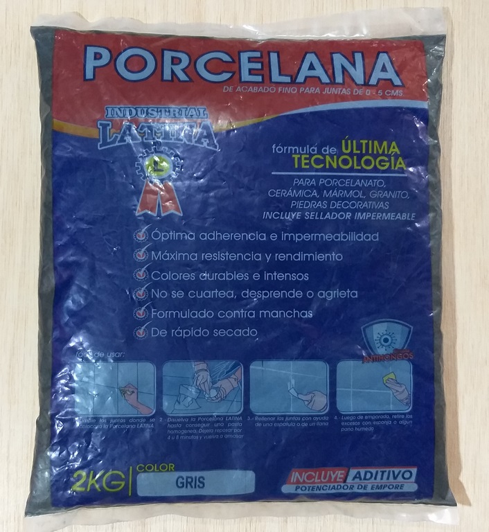 PORCELANA LATINA GRIS 2KG