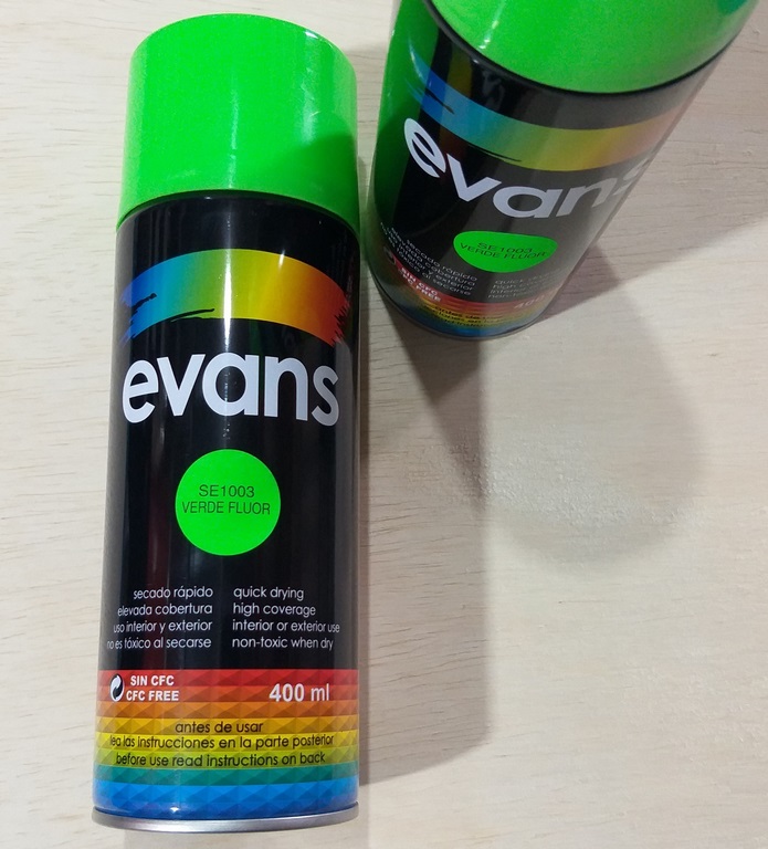 P.SPRAY EVANS VERDE FLUORESCENTE