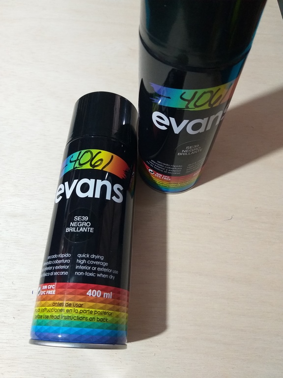 P.SPRAY EVANS NEGRO BRILLANTE