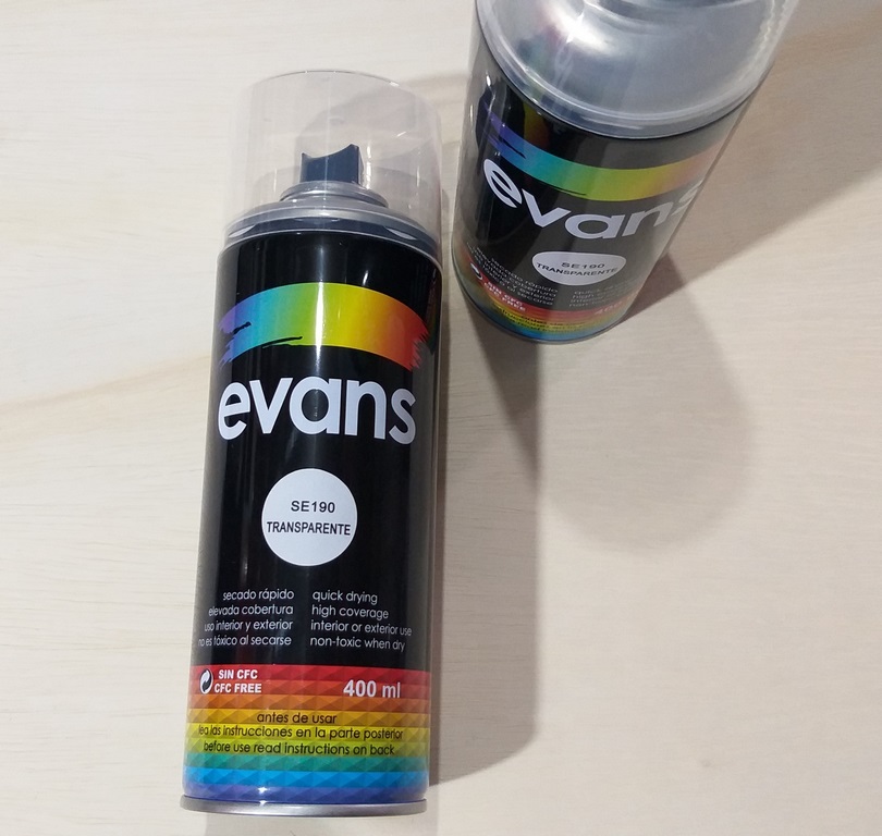 P.SPRAY EVANS TRANSPARENTE BRILLANTE