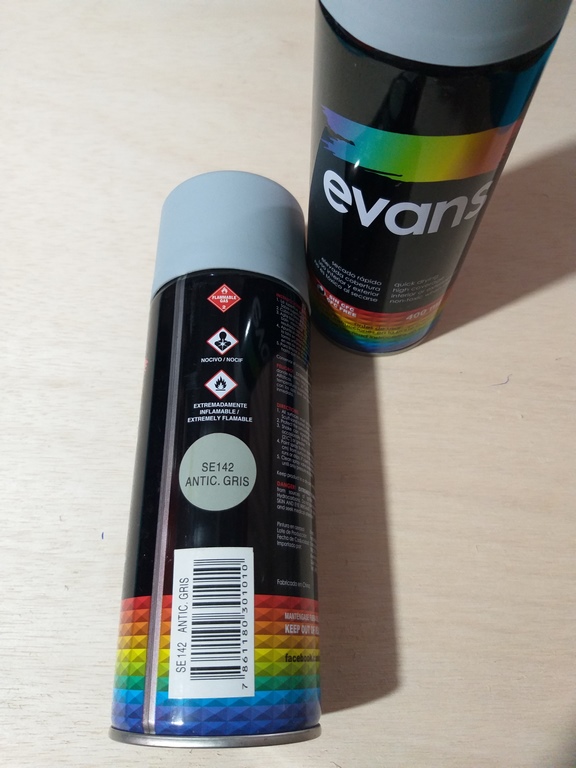 P.SPRAY EVANS GRIS ANTICORROSIVO