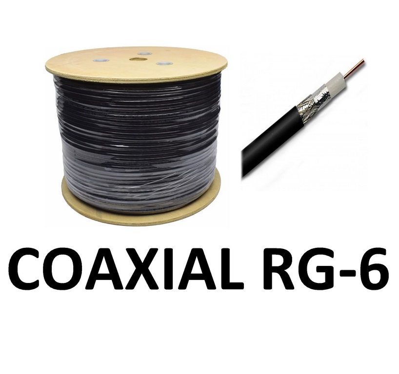 CABLE COAXIAL RG-6 M IMPERIAL P/TV