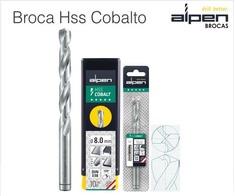 BROCA COBALTO 5/16 ALPEN ALEMANA P/ACERO INOX