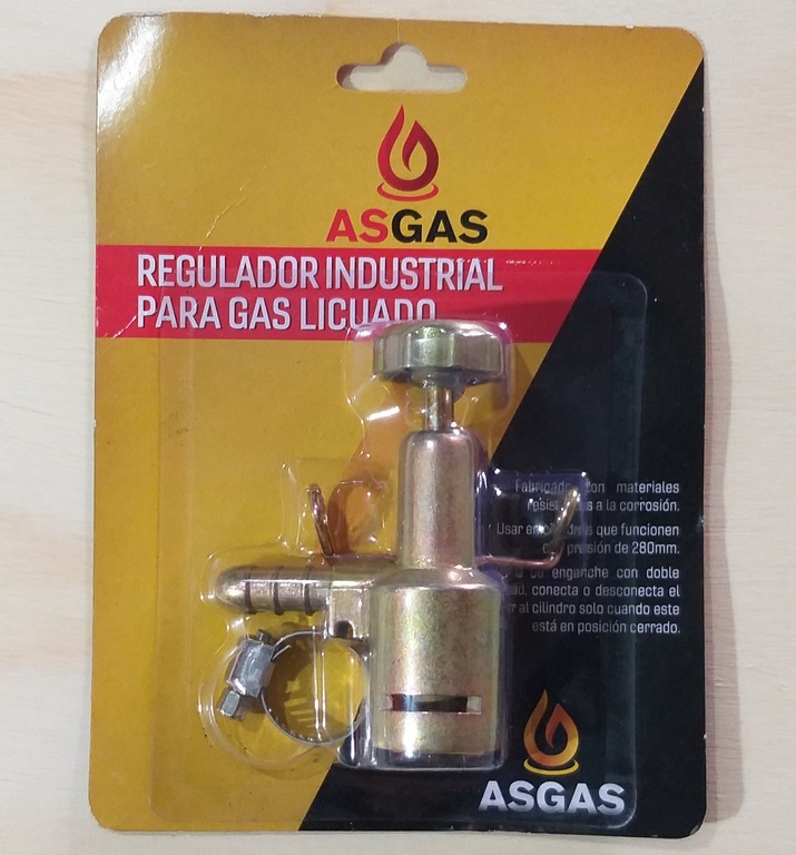 REGULADOR P/GAS INDUSTRIAL ASGAS C/PERILLA