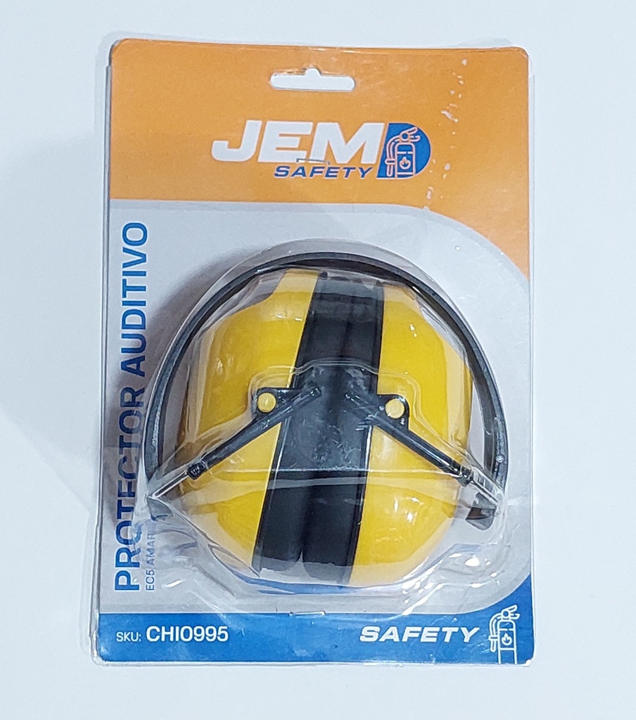 PROTECTOR DE OIDOS JEM EC5 OREJERAS AMARILLO/NEGRO