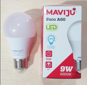 FOCO LED MAVIJU 9W E27 110-220V