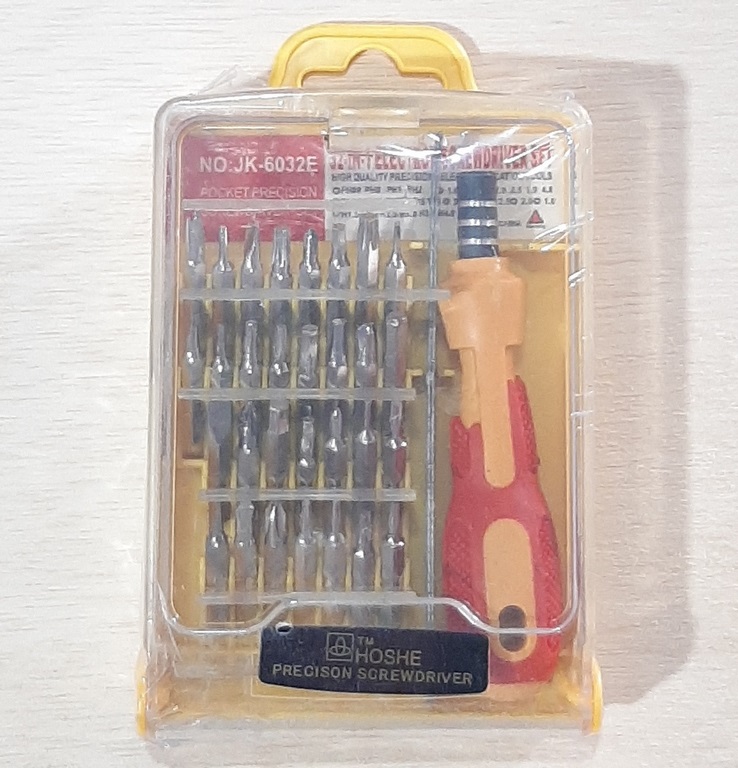 JGO DESTORNILLADORES PIRAMIDE AMARILLO 31PCS TORX P/CELULAR
