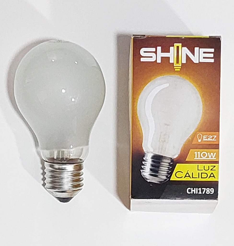 FOCO INCANDESCENTE SHINE/LAMPTAN 110W / 110V E27