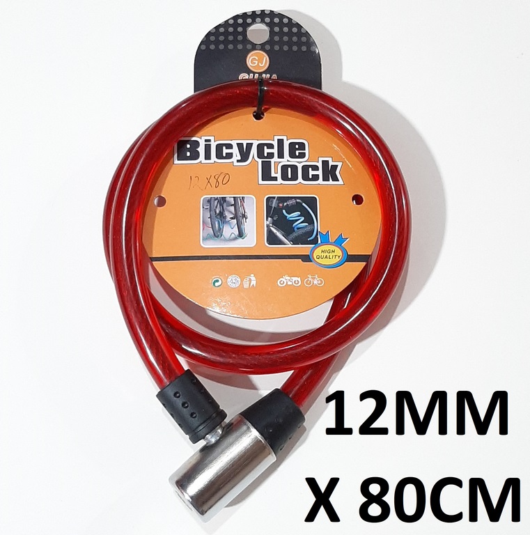 CANDADO P/BICICLETA C/LLAVE GOLDEN KEY 12X0.80M