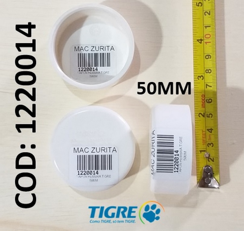 TAPON HEMBRA 50MM TIGRE