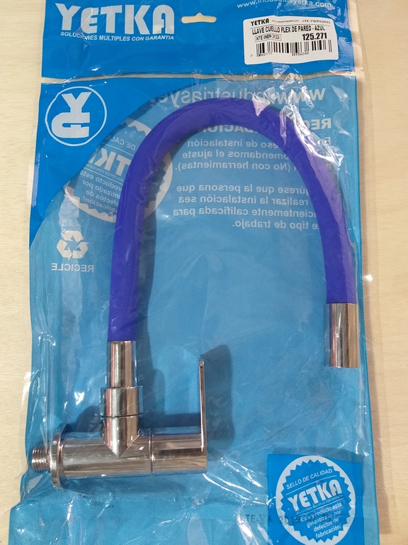 LLAVE FR. YETKA FLEX/PLAS AZUL PARED Y125271