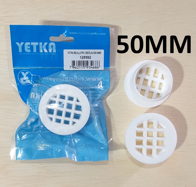 REJILLA 50MM PVC YETKA