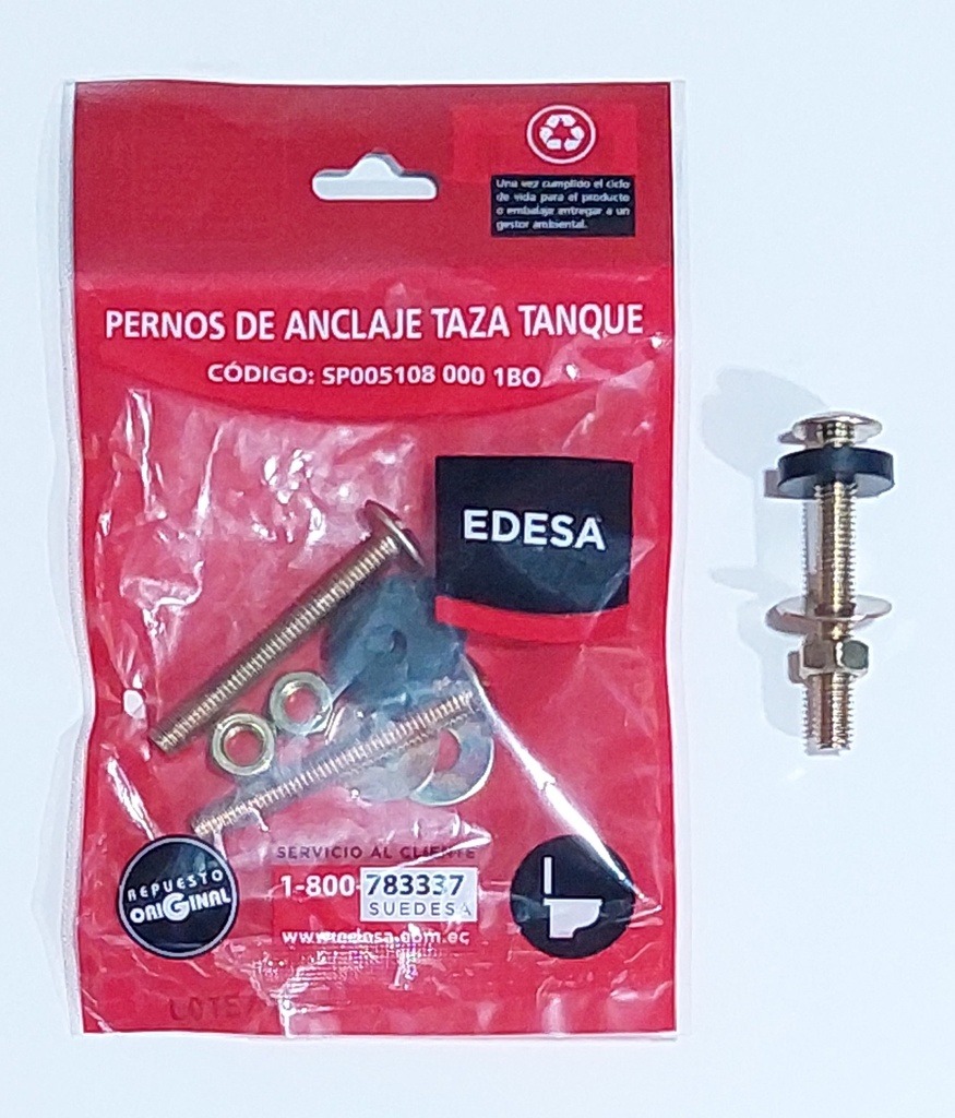 PERNO P/TANQUE EDESA METALICO