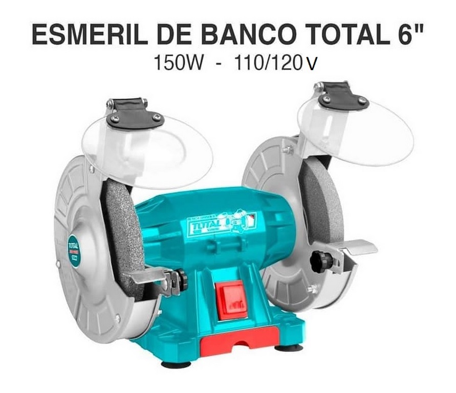 ESMERIL 6´´ 1/4HP TOTAL UTBG15015 150W