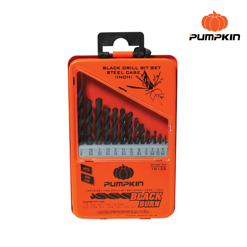 JGO BROCAS 13 PZS METAL/PVC/MADERA PUMPKIN COD 16132