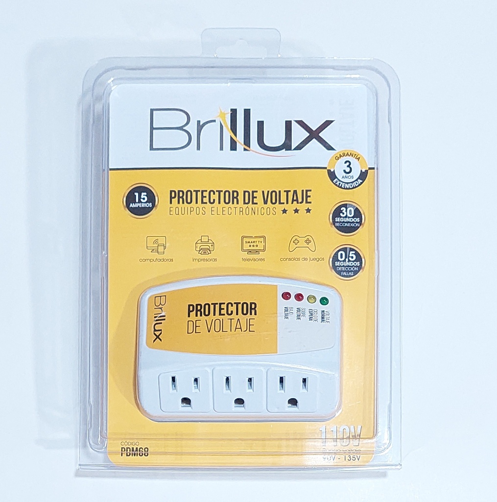 PROTECTOR VOLT. BRILUX 110V 15A VARIOS EQUIPOS PDM68