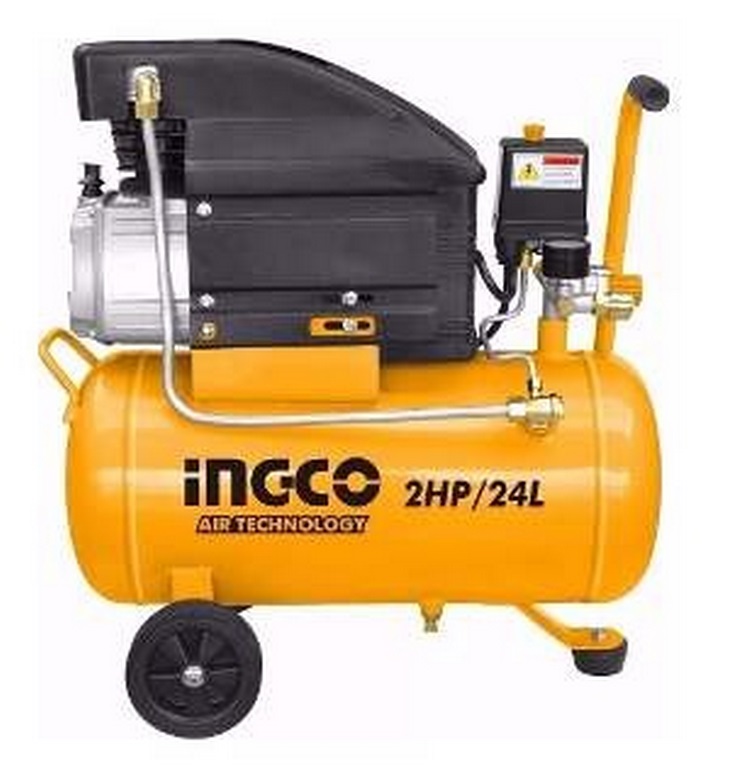 COMPRESOR DE AIRE 1.5KW 2HP INGCO 24LT