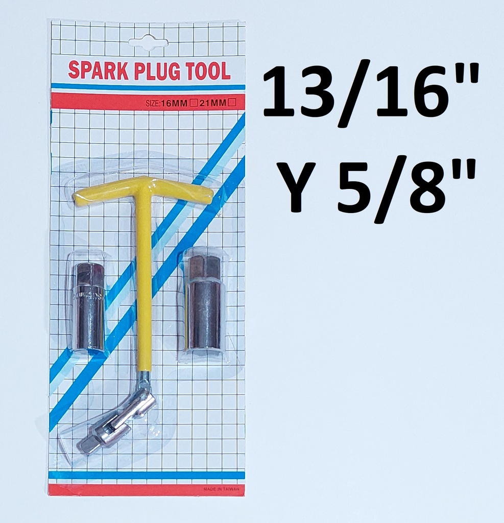 LLAVE T DADO DE BUJIAS 13/16 Y 5/8 MODELO TAIWAN