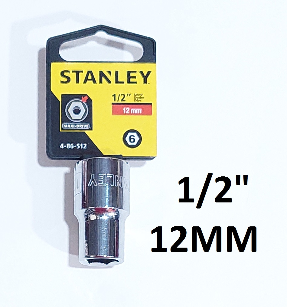 DADO 12MM STANLEY 6PATAS 86512 1/2