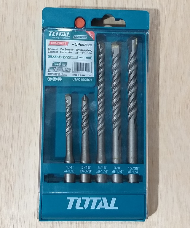 JGO BROCAS TOTAL SDS PLUS 5 PCS