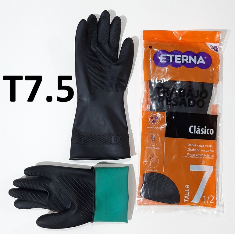 GUANTE LATEX 7.5 DOMEST ETERNA T-7.5