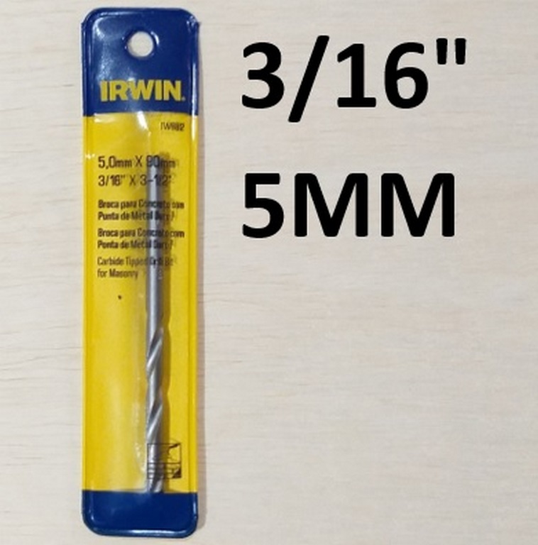 BROCA CONCRETO 5MM 3/16 IRWIN