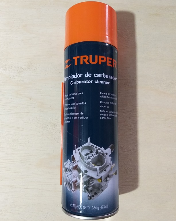 LIMPIADOR P/CARBURADOR 473ML SPRAY TRUPER