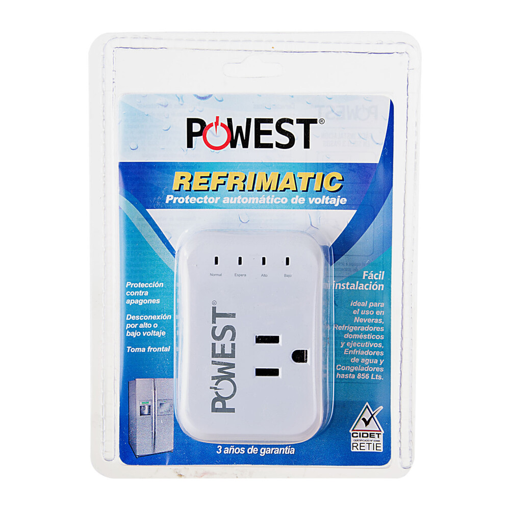 PROTECTOR DE VOLTAJE EQ. ELECTRON REFRIMATIC 10A 120V