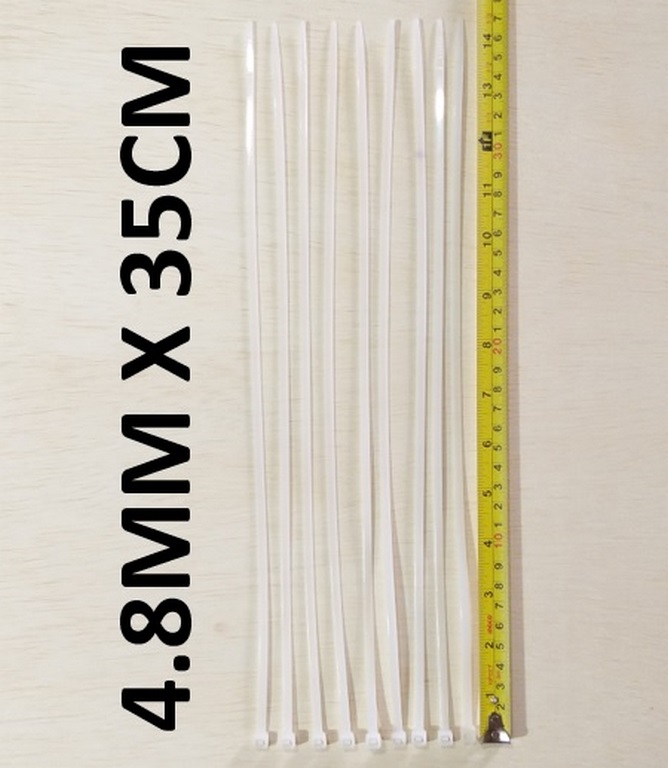 AMARRA PLASTICA 35CM X 4.8MM BLANCA CONSUN