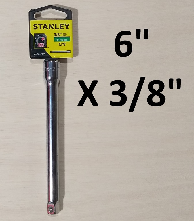 EXTENSION EXPANSOR 6´´ DADO 3/8´´ STANLEY