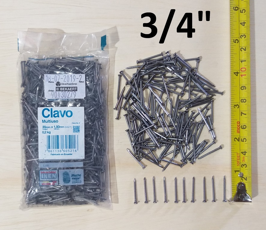 CLAVO IDEAL 3/4 X 17 C/C C/FDA 200G