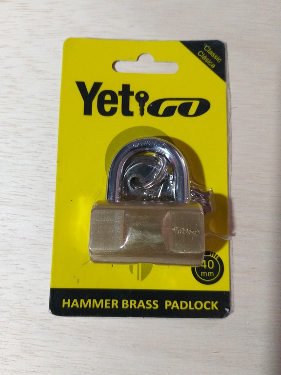 CANDADO BARRIL BRONCE YETI-GO 40MM