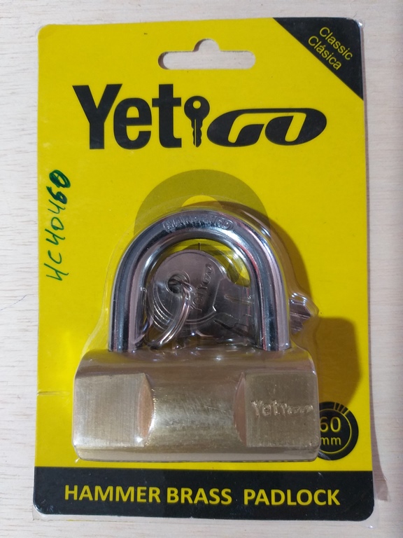 CANDADO BARRIL BRONCE YETI-GO 60MM