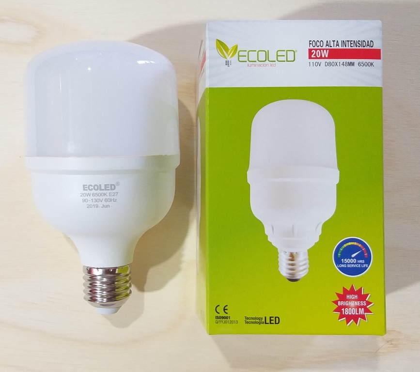 FOCO LED ECOLED 20W CENTURY 100MM*185,20W 15SJW 6500K