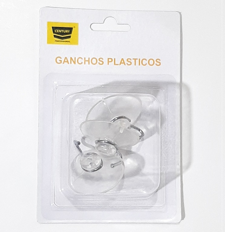 GANCHO PLASTICOS CENTURY 40MM HK-08