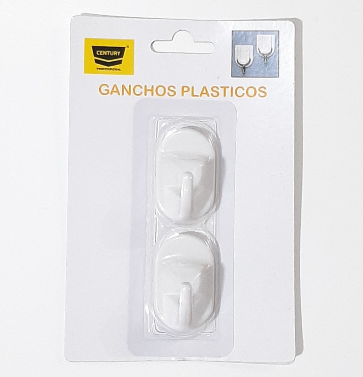 GANCHO PLASTICOS CENTURY 27MMX42MM