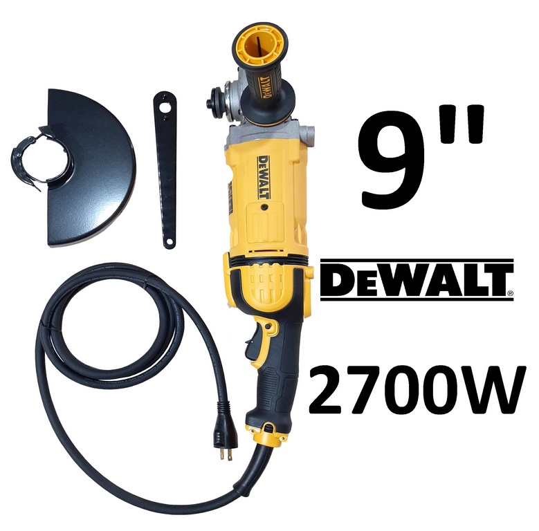 AMOLADORA 9´´ DEWALT REF.DWE4579 6500RPM 2700W