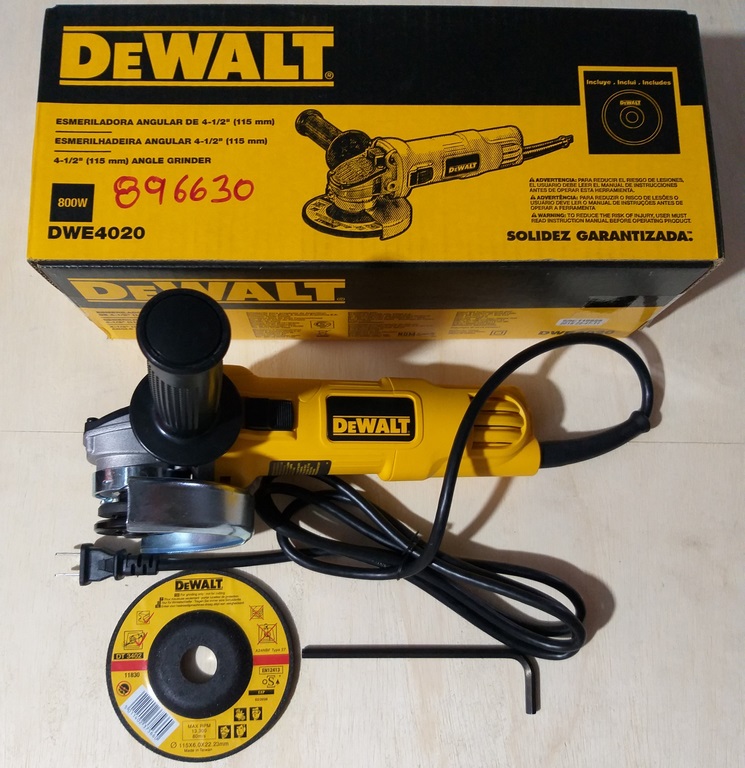 AMOLADORA 4 1/2´´ 800W DEWALT DWE4020-B3LZ