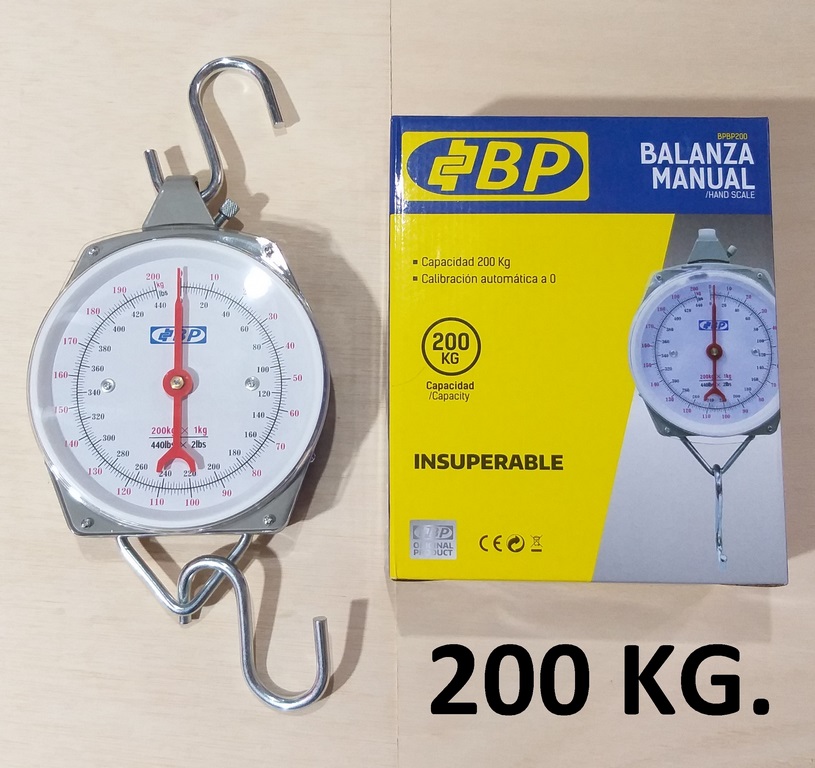 BALANZA COLG.200KG BP 1CARA BPBP200