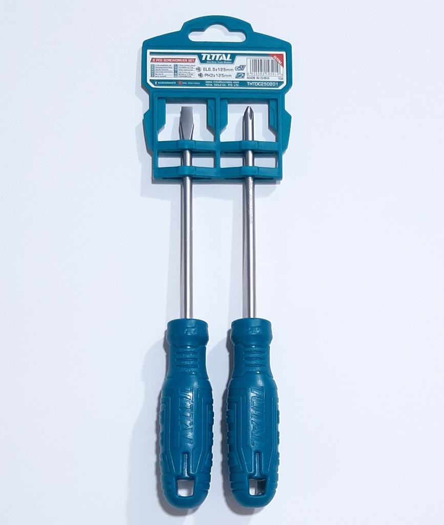 JGO DESTORNILLADORES TOTAL 2 PCS 6.5X125 Y PH2X125MM 7/32X5´´ 1/4X5