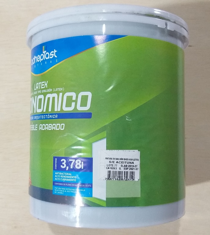 LATEX SUPER ECON. VERDE ACEITUNA GALON