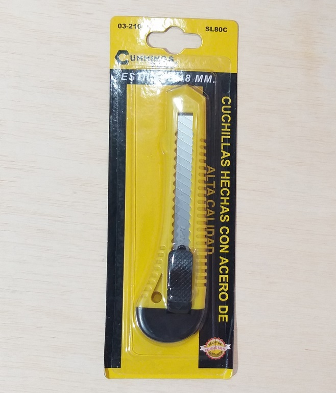 ESTILETE CMT M/CAUCHO 18MMX0.6MM BLISTER